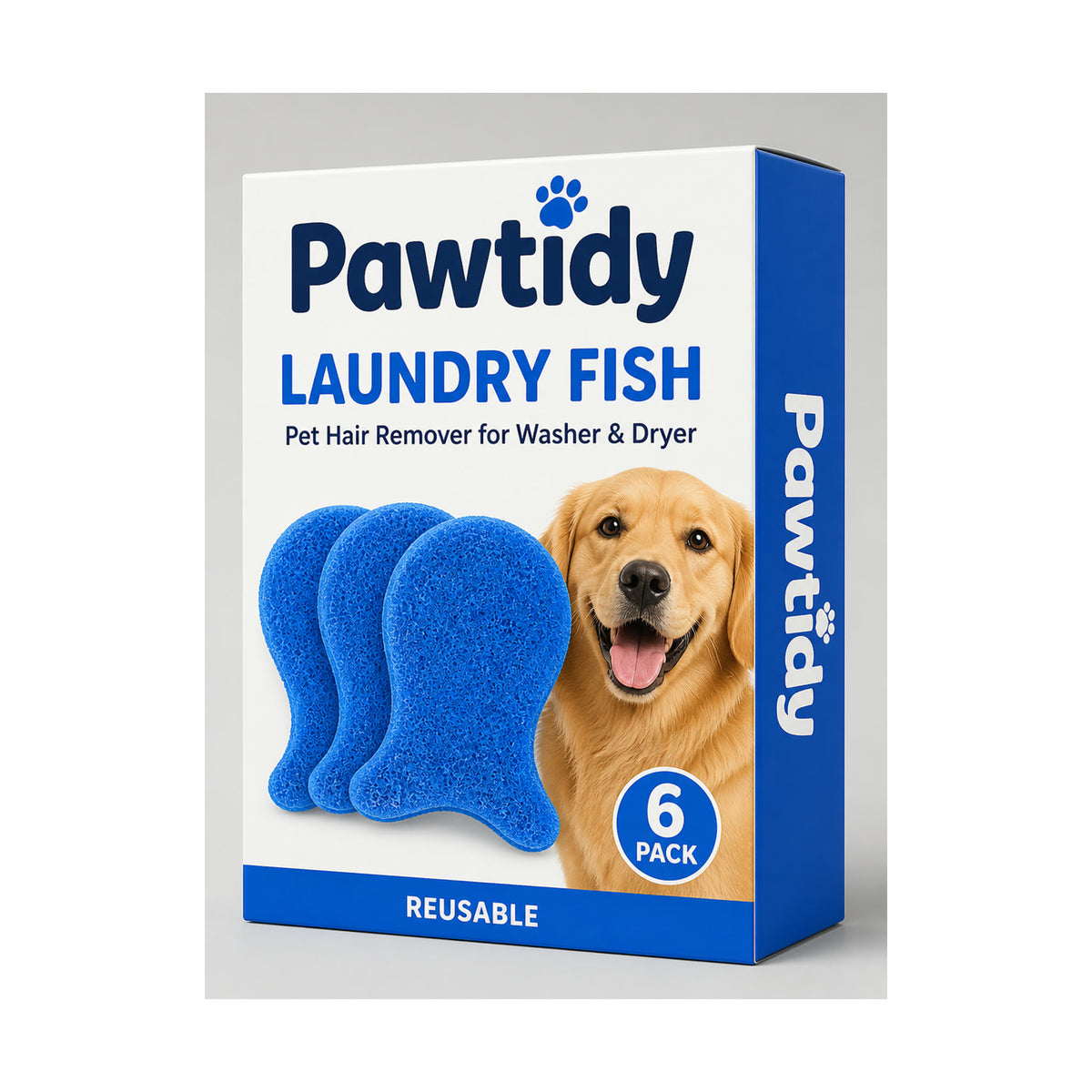 Pawtidy Laundry Fish 6 pack box